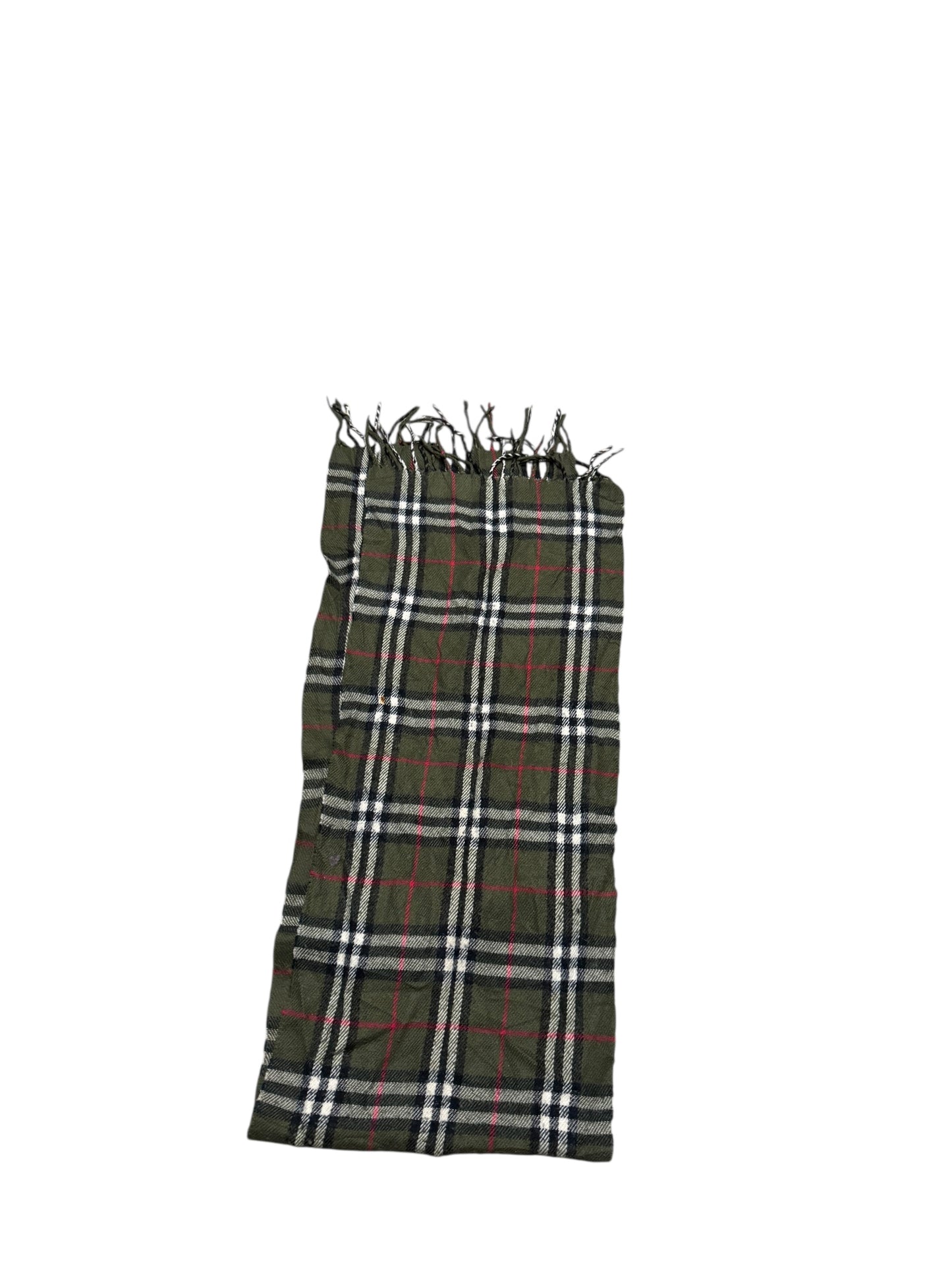 Green Burberry Scarf