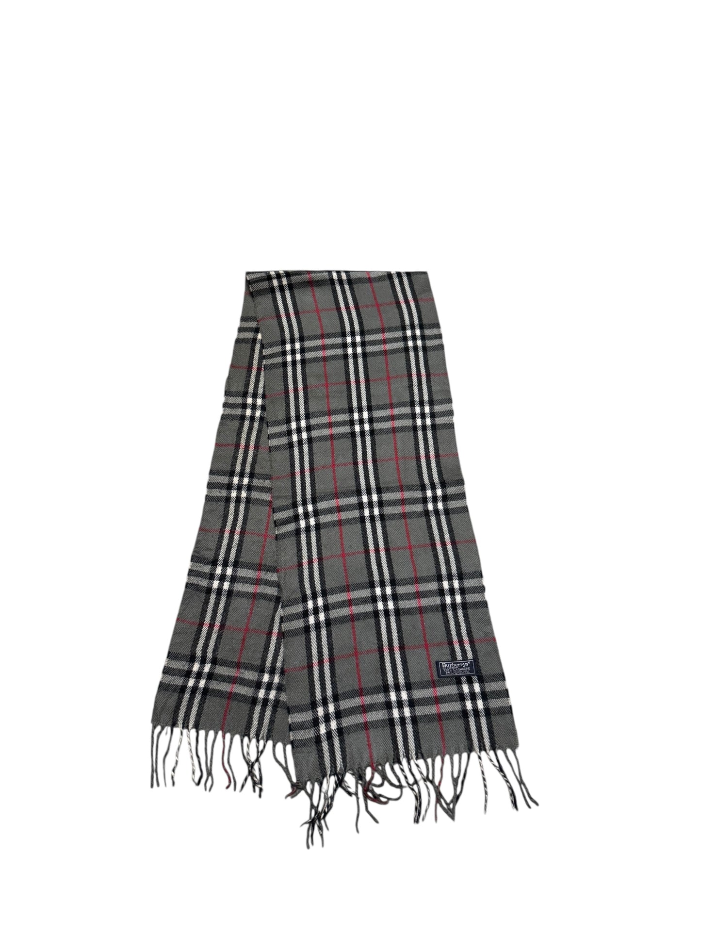 Grey Burberry Scarf