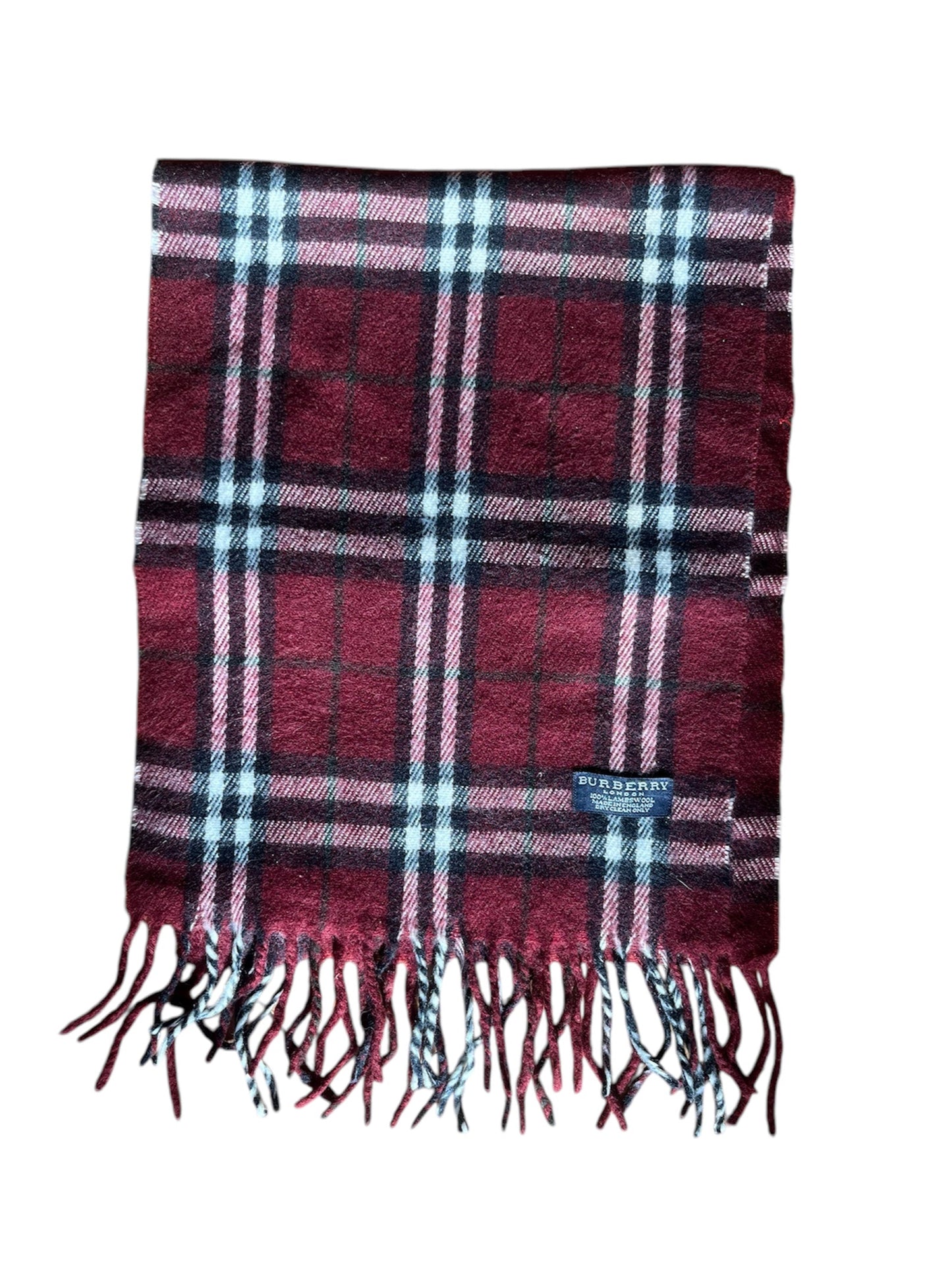 Burberry Scarf Burgundy