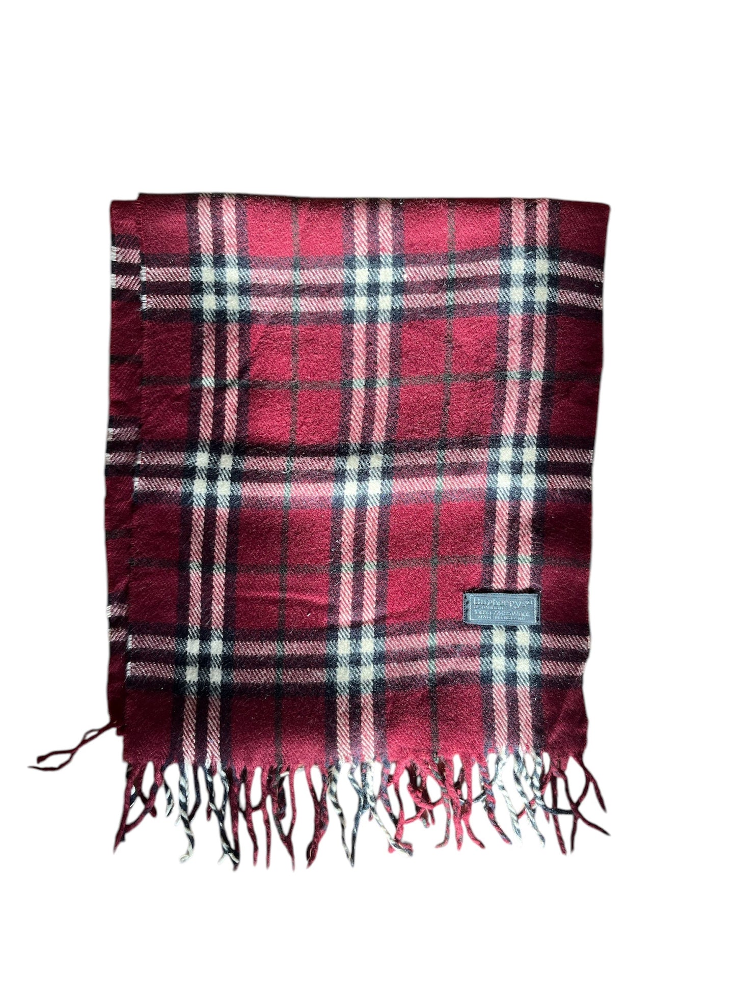 Burberry Scarf Burgundy