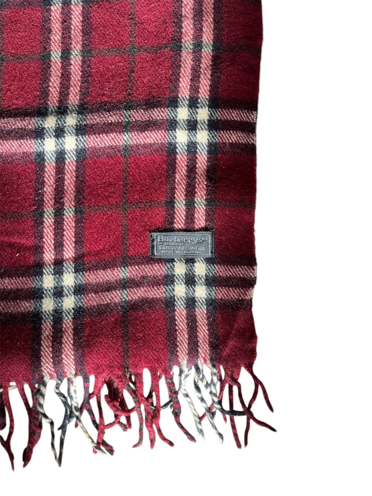 Burberry Scarf Burgundy