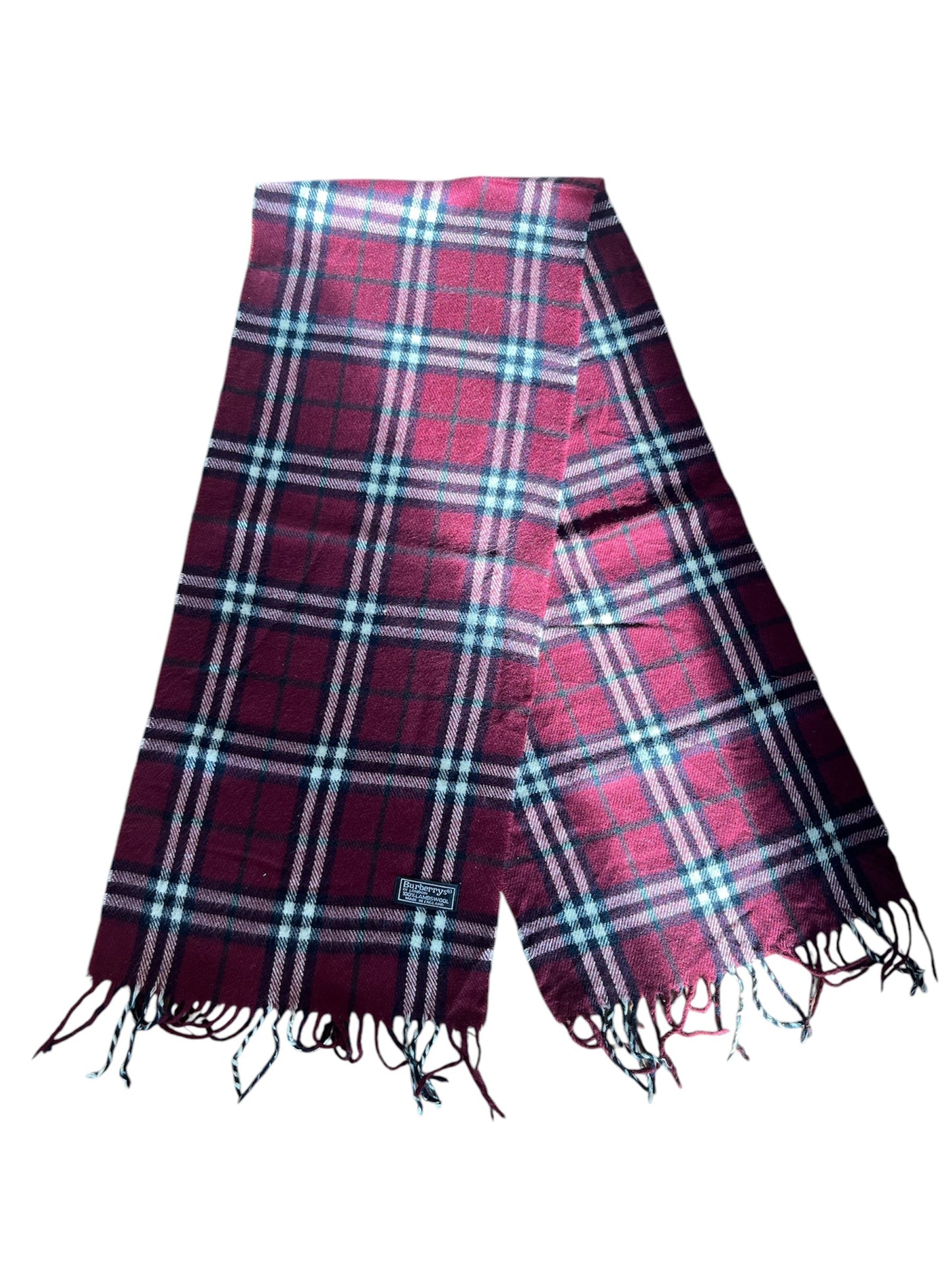 Burberry Scarf Burgundy