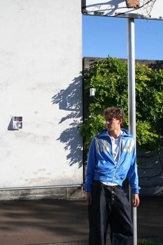 ITALIA Zipper blau (M)
