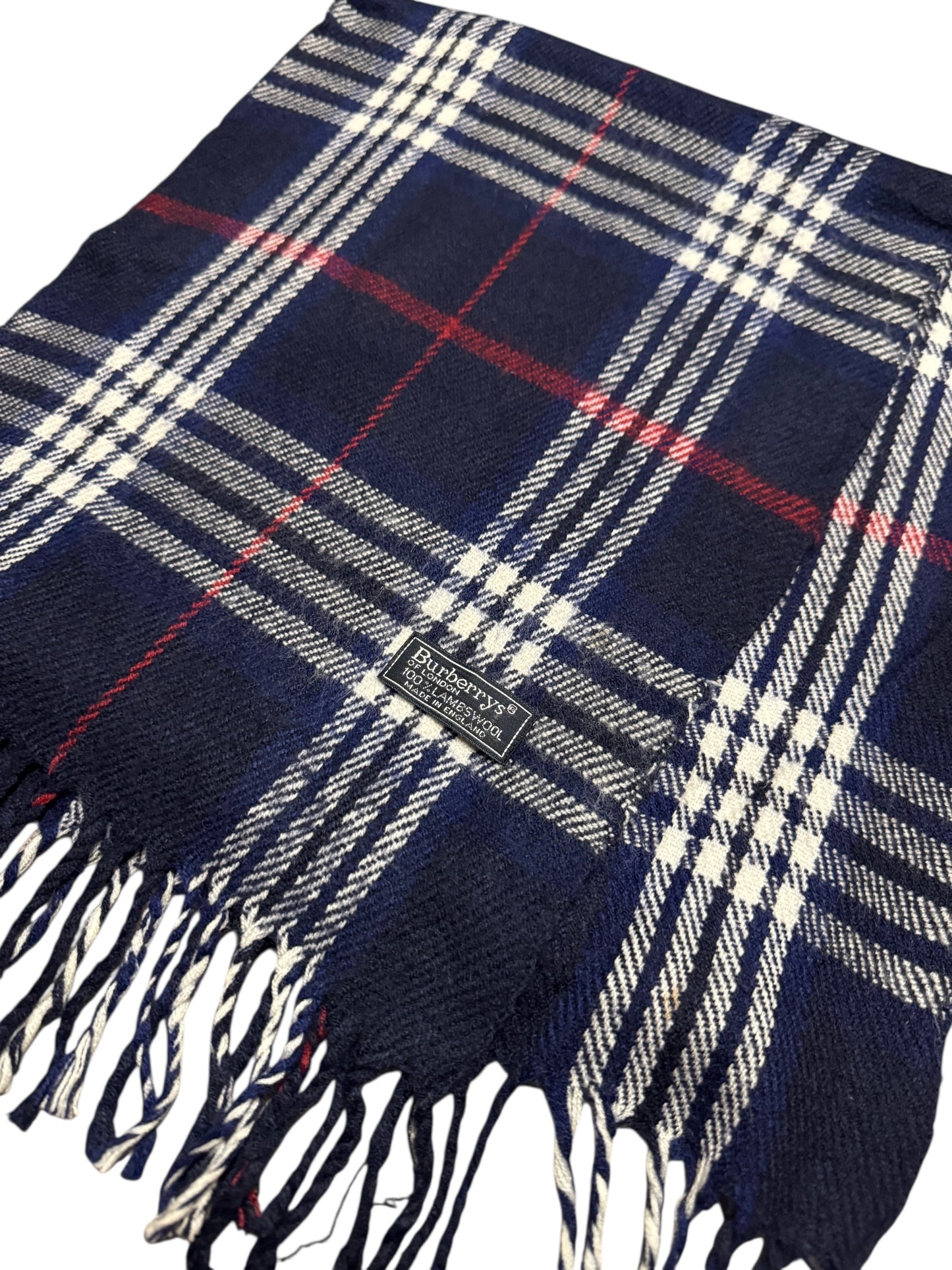 Blue Burberry Scarf