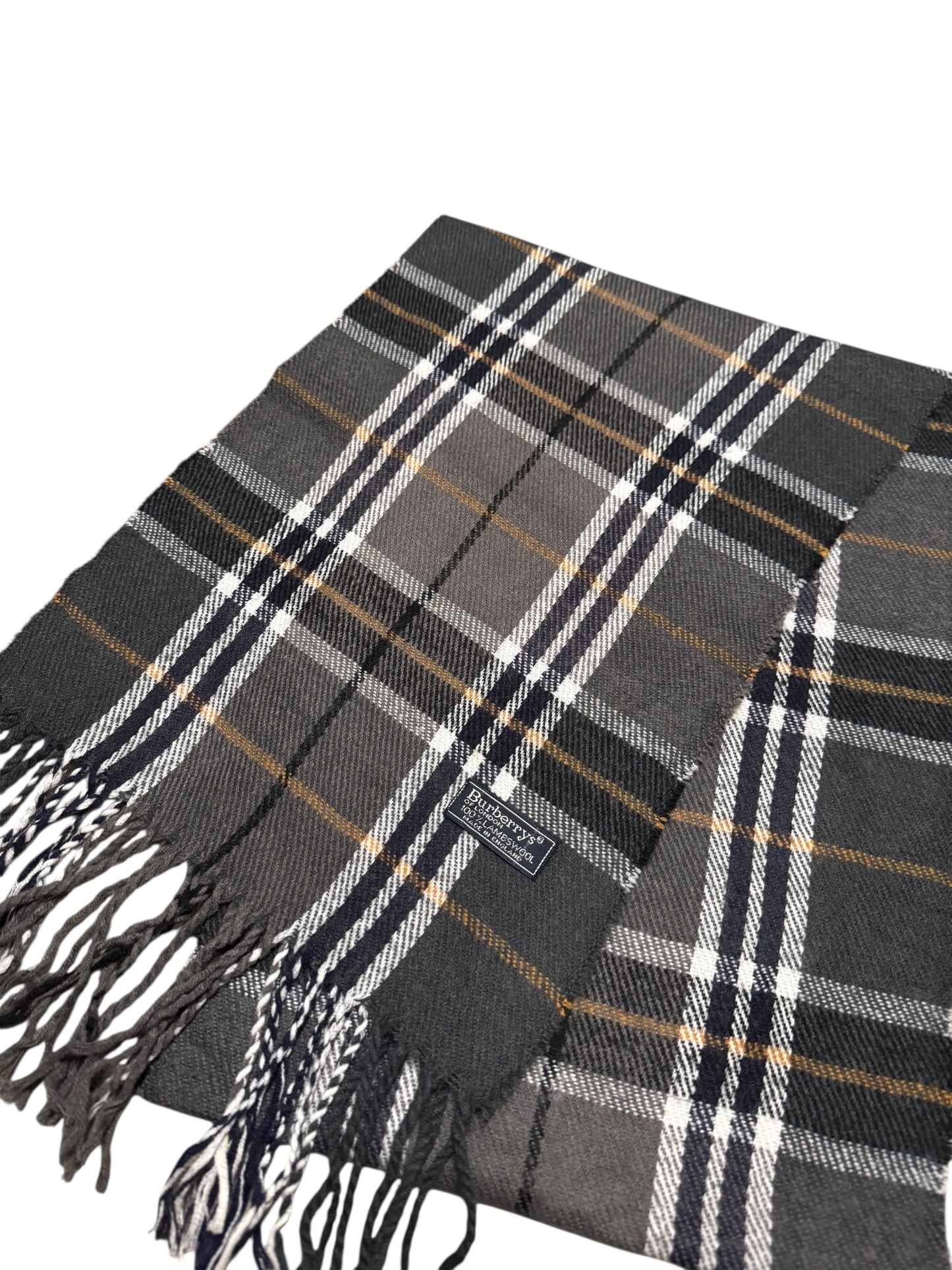 Grey Burberry Scarf