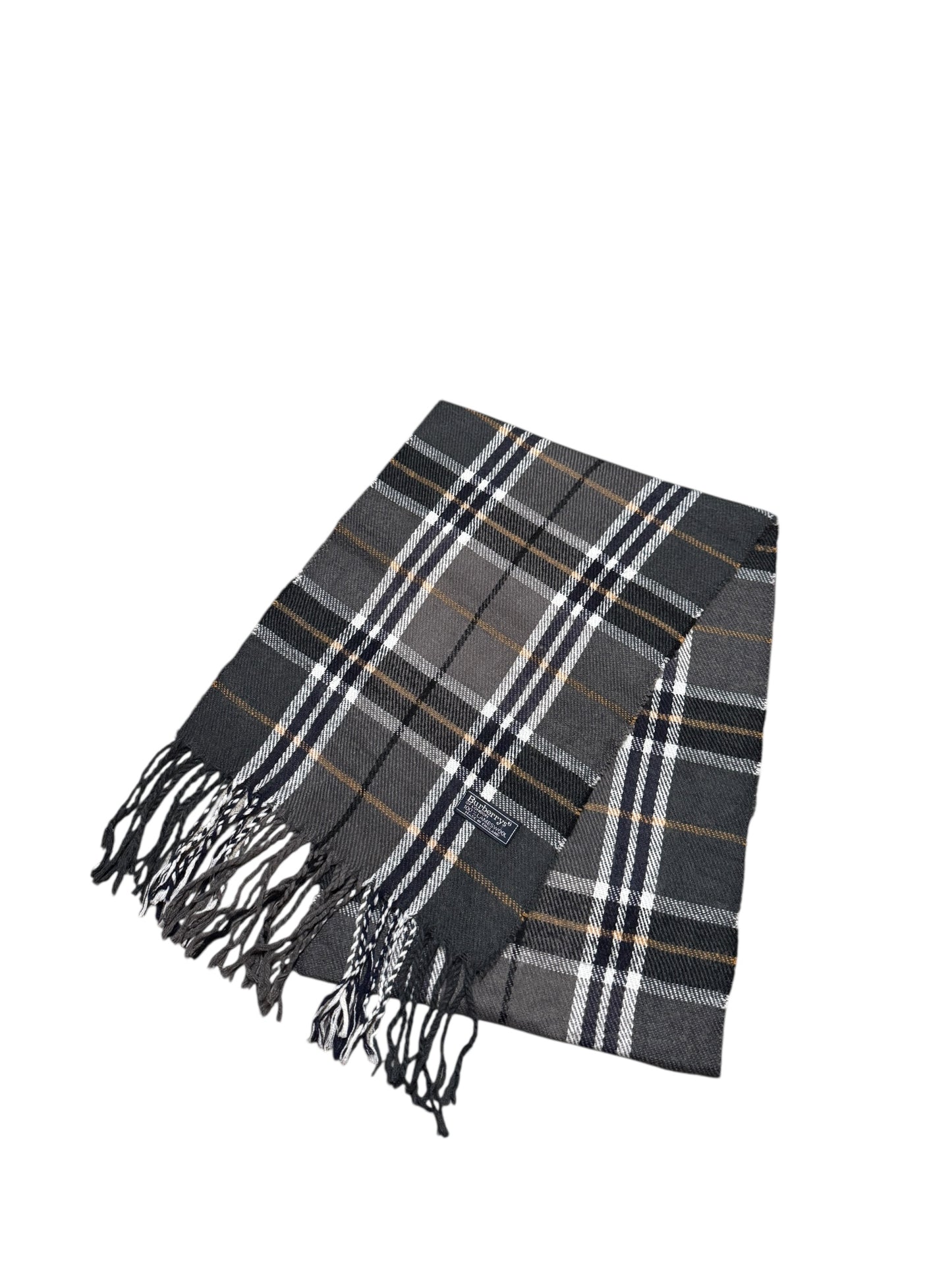 Grey Burberry Scarf