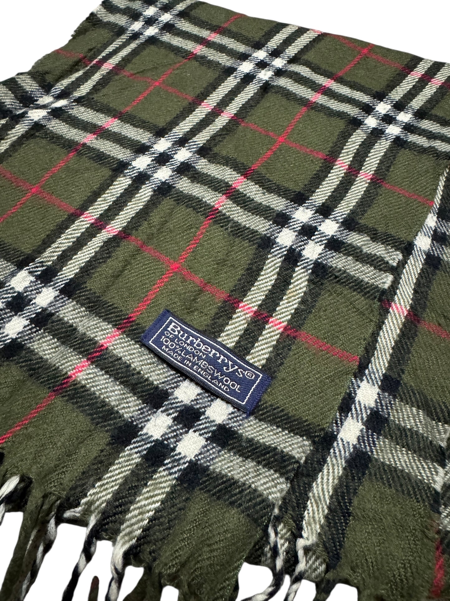 Green Burberry Scarf
