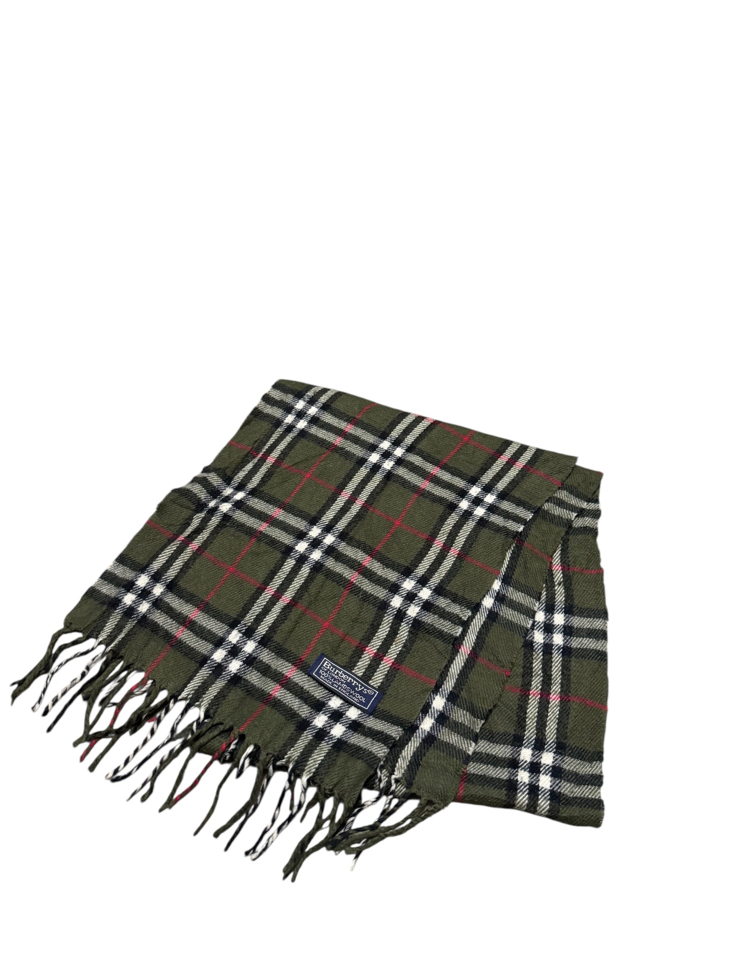 Green Burberry Scarf