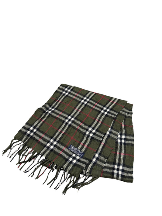 Green Burberry Scarf