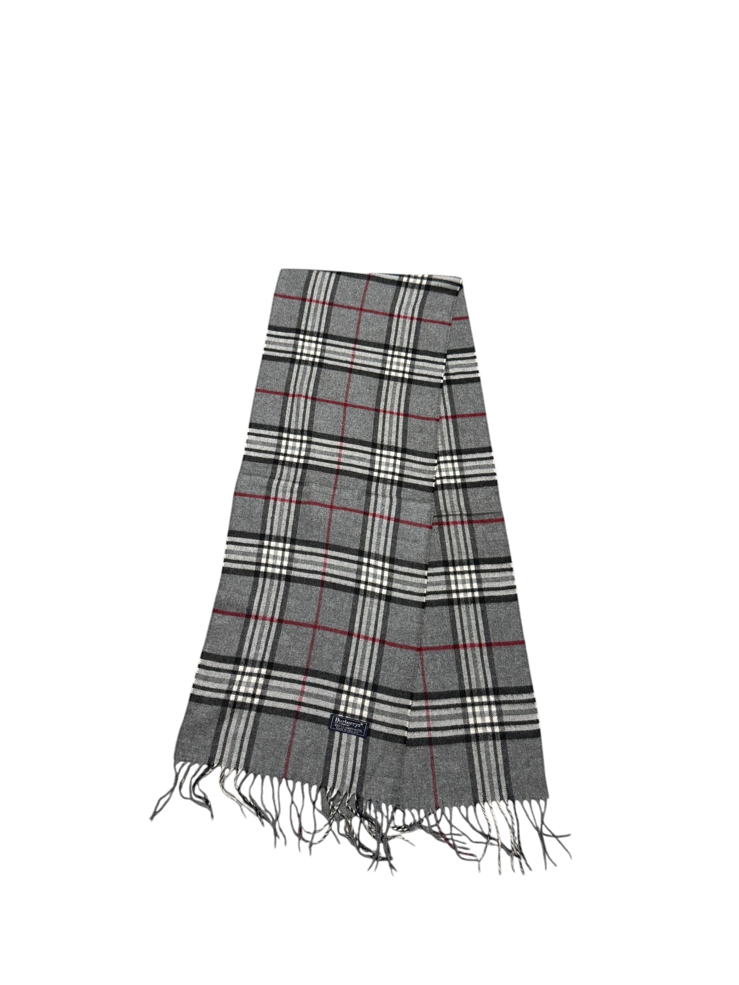 Grey Burberry Scarf