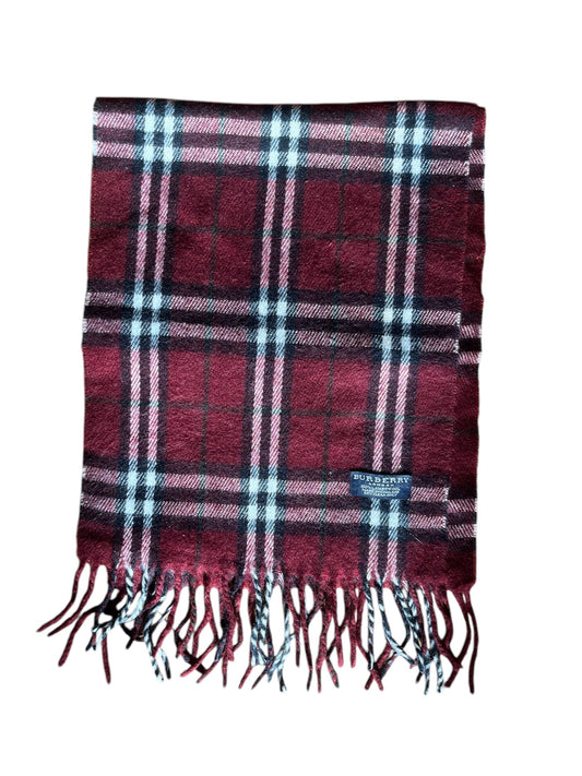 Burberry Scarf Burgundy