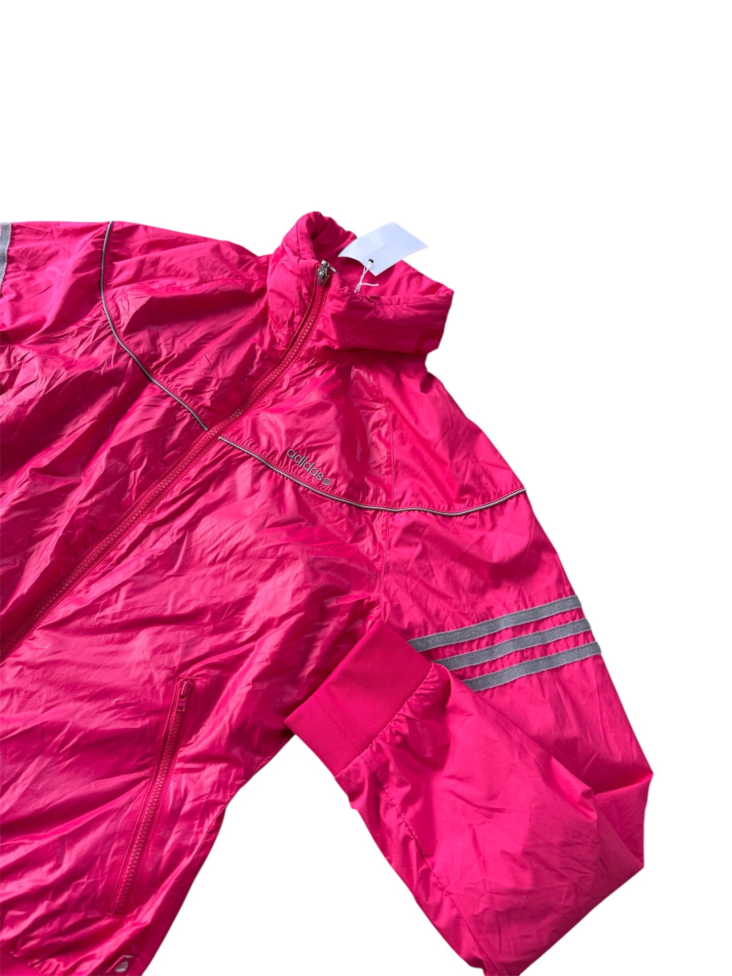 Pink Adidas Jacket (Women's M)